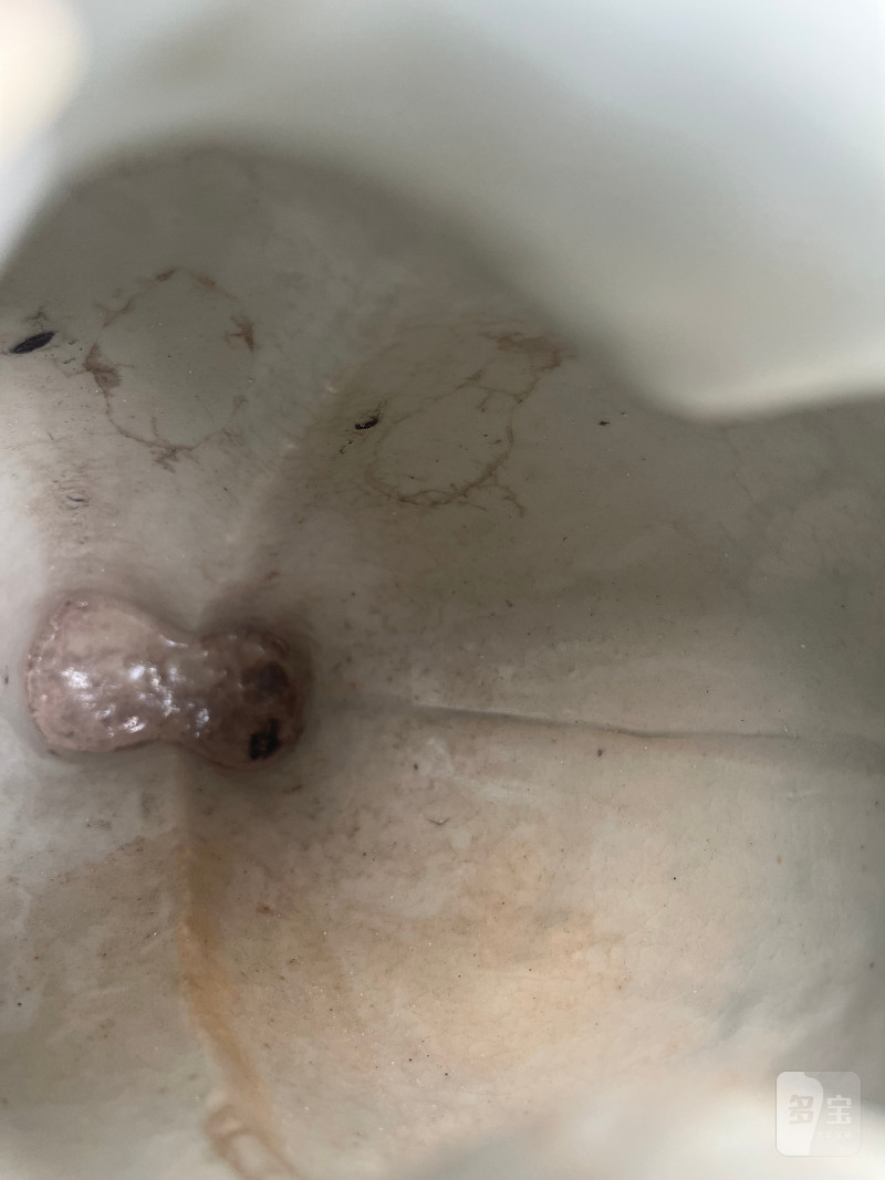 清乾隆  窑变釉双联合欢瓶 - 图14